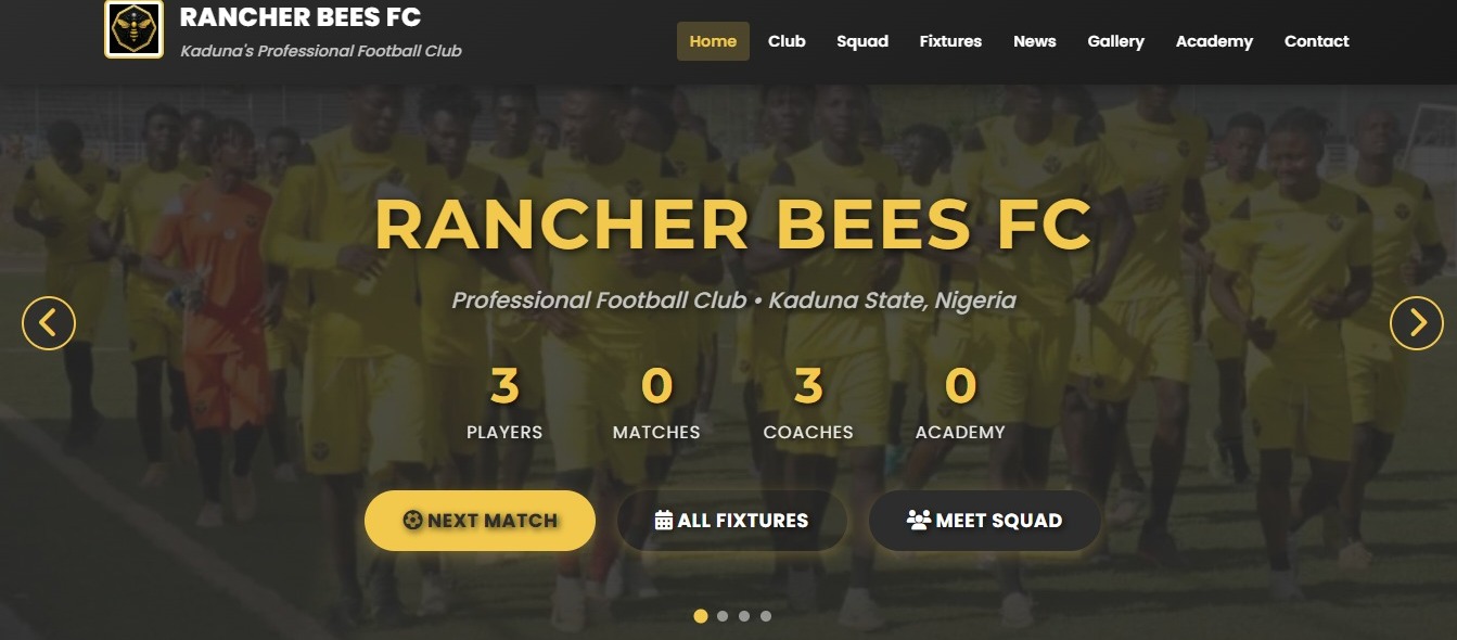 Ranchers Bees FC Professional Club Platform